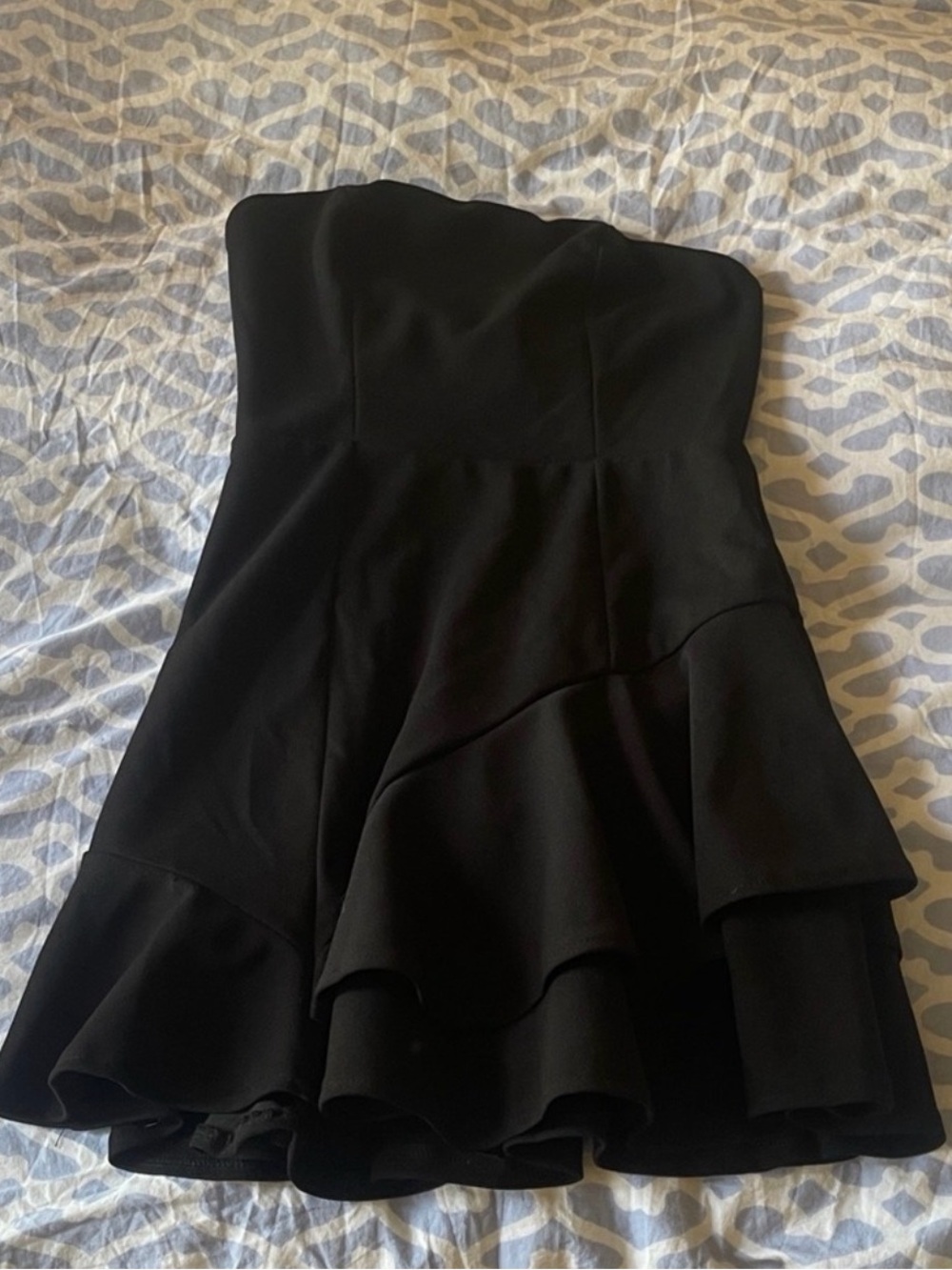 lulus black corset mini dress